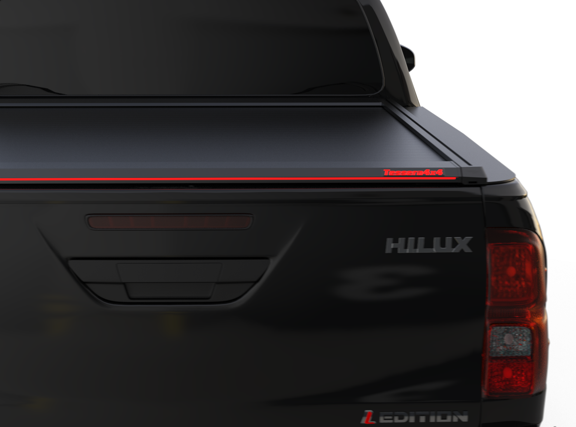 Tessera Roll+ Laderaumabdeckung "Basic" für Toyota Hilux Revo 2016+ S/C EXTRAKABINE TESS 1417 ROLL black matt