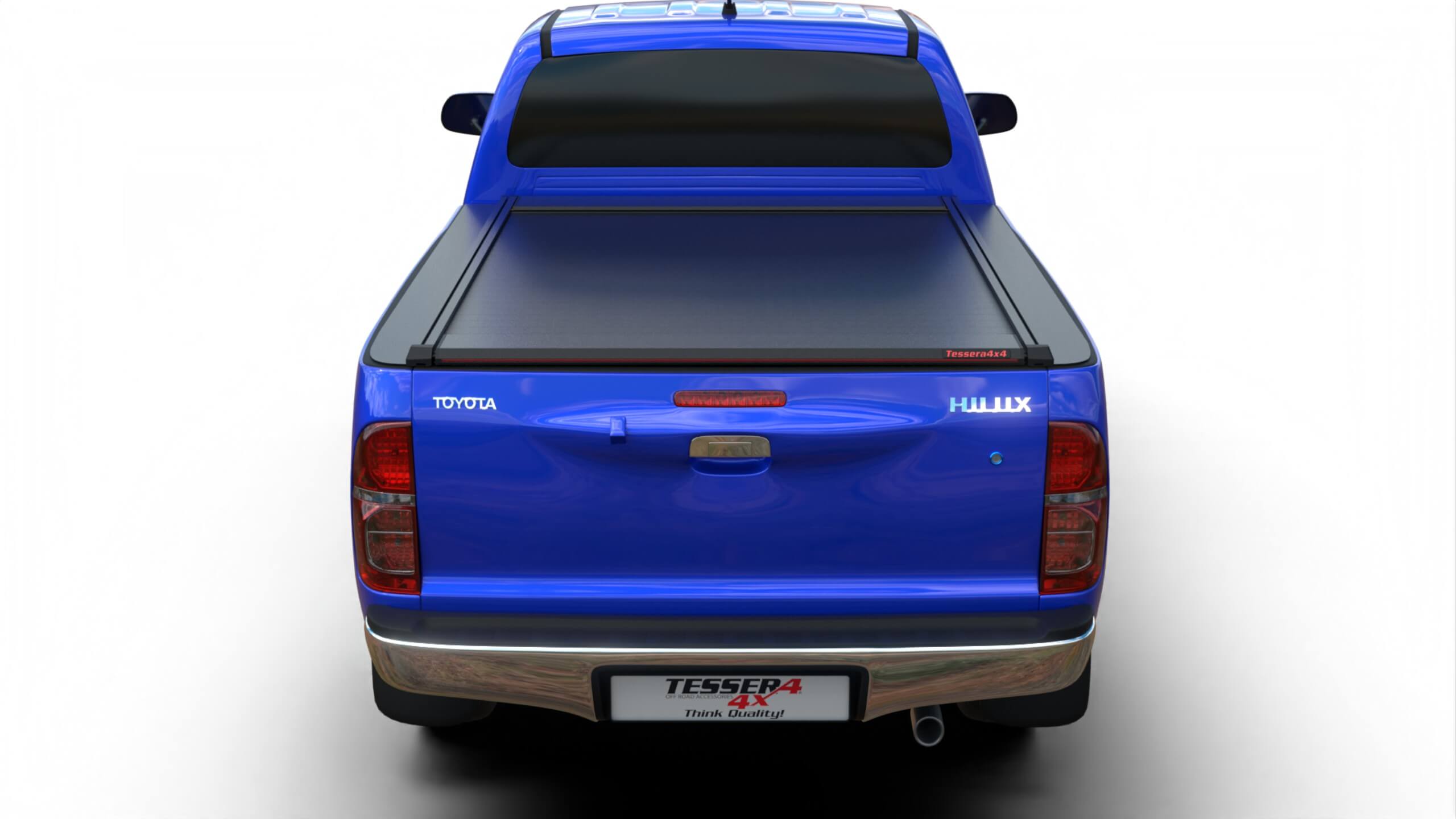 Laderaumabdeckung Tessera SE für Toyota Hilux (Vigo) '03-2005->'06-2016 S/C TESS 1503 SE black matt