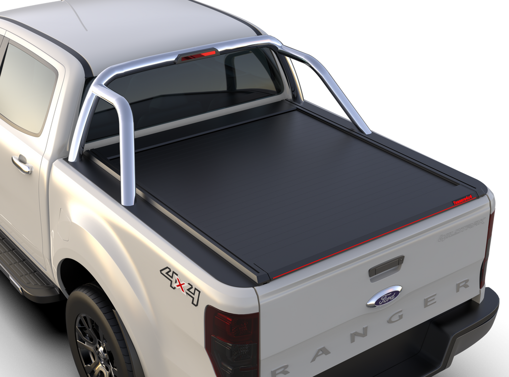 Tessera Roll+ Laderaumabdeckung "Basic" für FORD Ranger LIMITED D/C ab 11/2012+ & 2016+& 2020+ TESS 1406 ROLL black matt