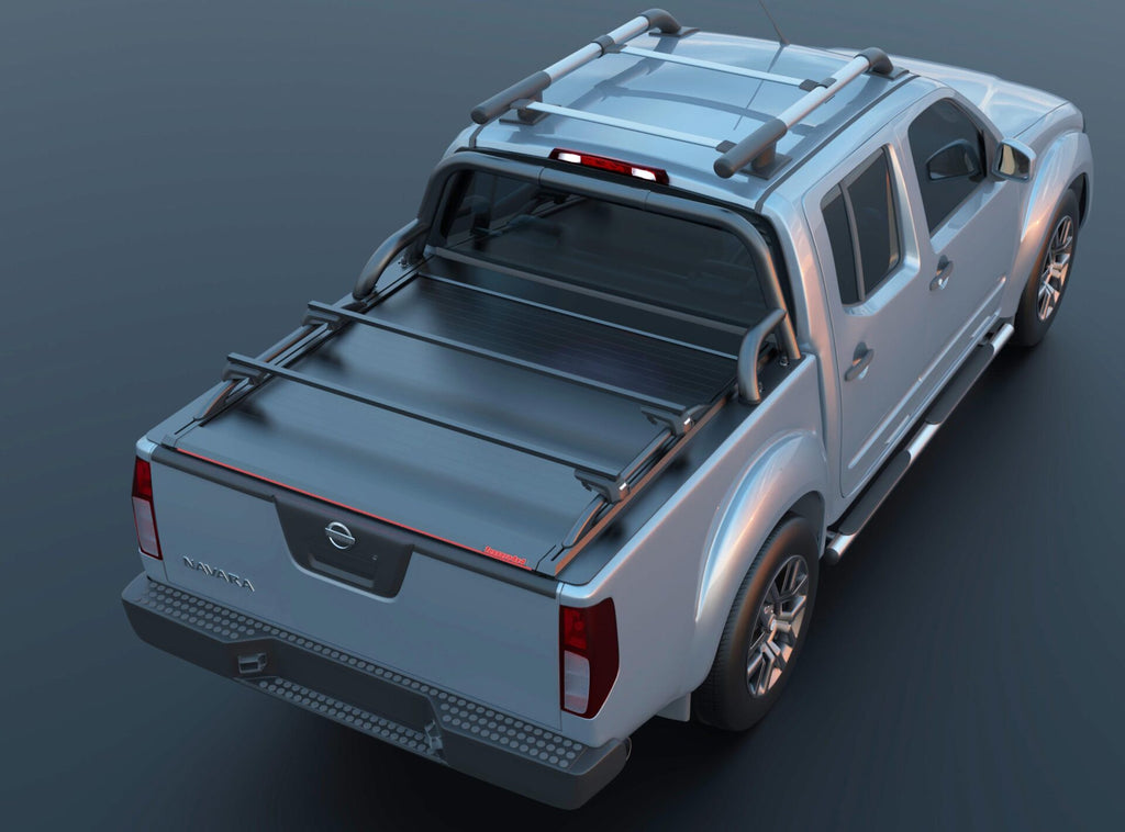 Laderaumabdeckung Tessera SE für Nissan Navara D40 D/C (SHORTBED 156cm) TESS 150 SE black matt