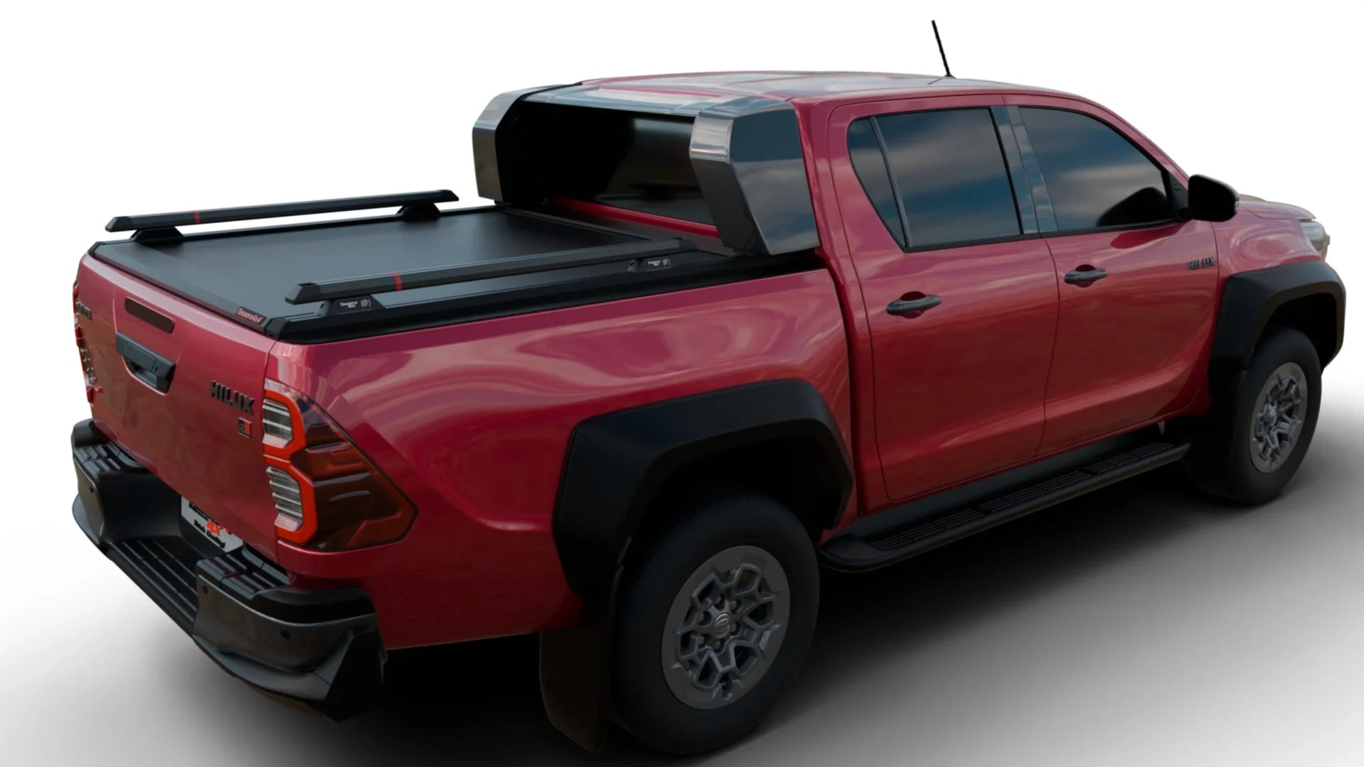 Laderaumabdeckung Tessera SE für Toyota Hilux Revo GR II 2025+ mit OEM Überrollbügel TESS 15162 SE black matt