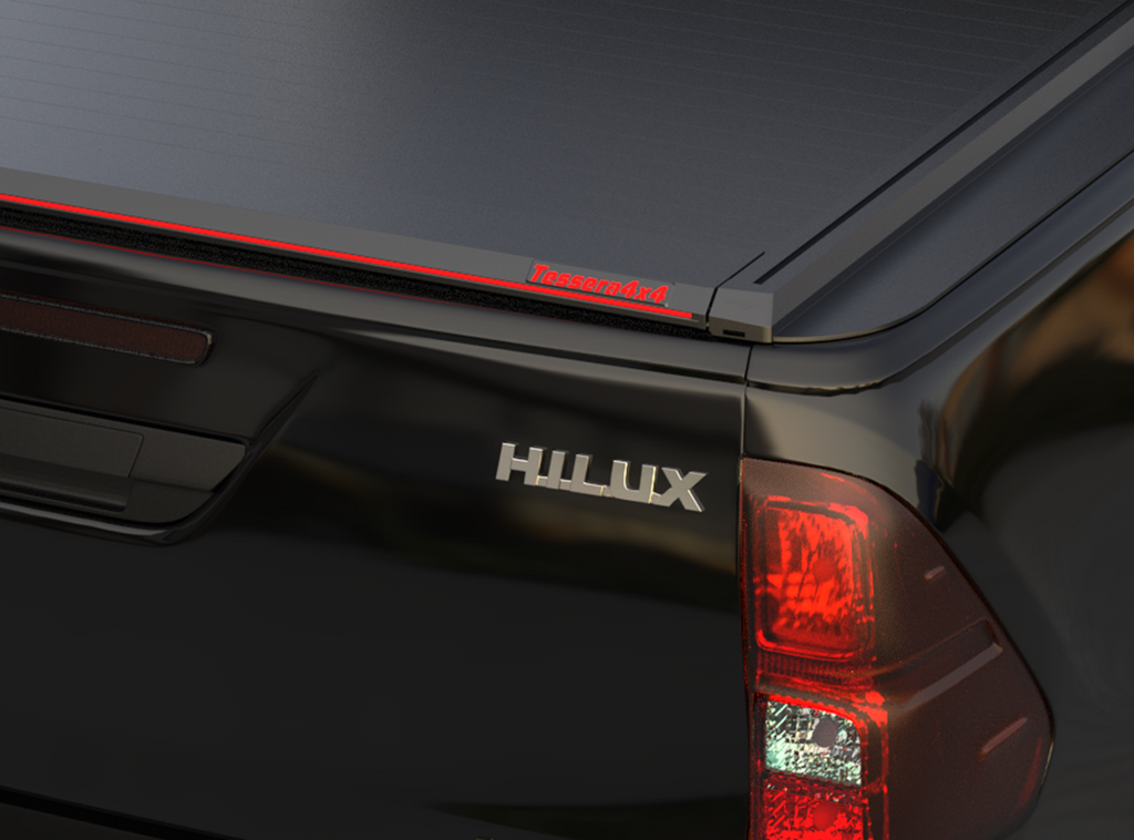 Tessera Roll+ Laderaumabdeckung "Basic" für Toyota Hilux Revo 2016+ S/C EXTRAKABINE TESS 1417 ROLL black matt