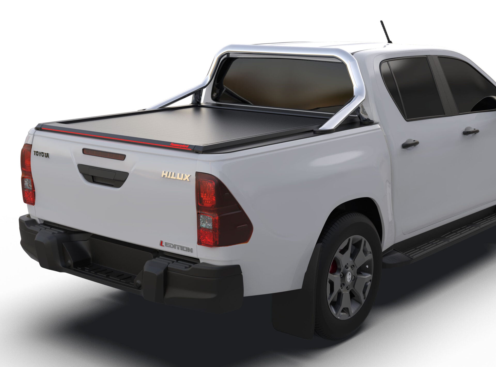 Laderaumabdeckung Tessera SE für Toyota Hilux Revo 2016+ mit OEM Überrollbügel D/C TESS 15161 SE black matt