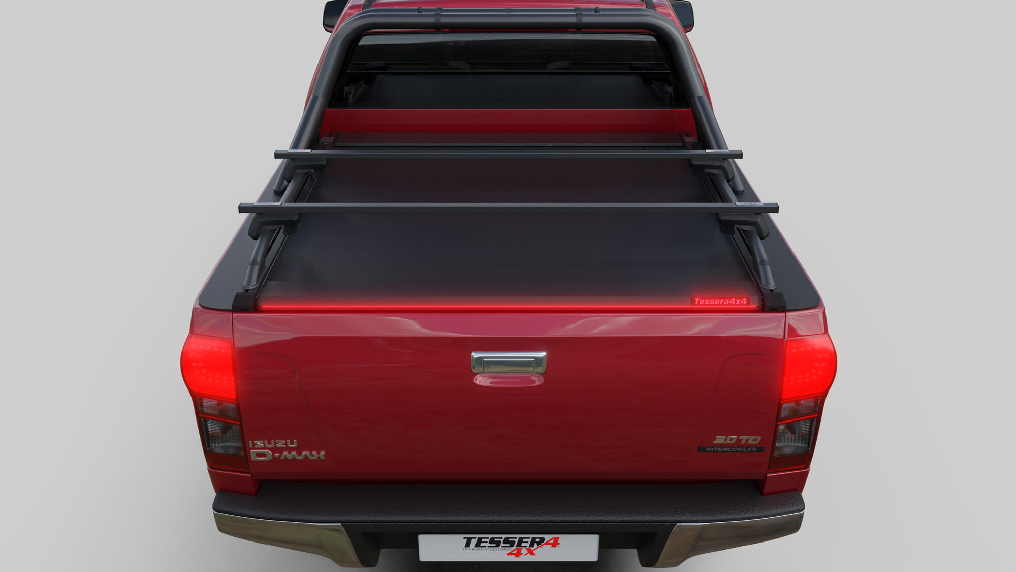 Tessera Roll+ Laderaumabdeckung "Basic" für ISUZU D-Max D/C Double Cab 2012-2020 TESS 1404 ROLL black matt