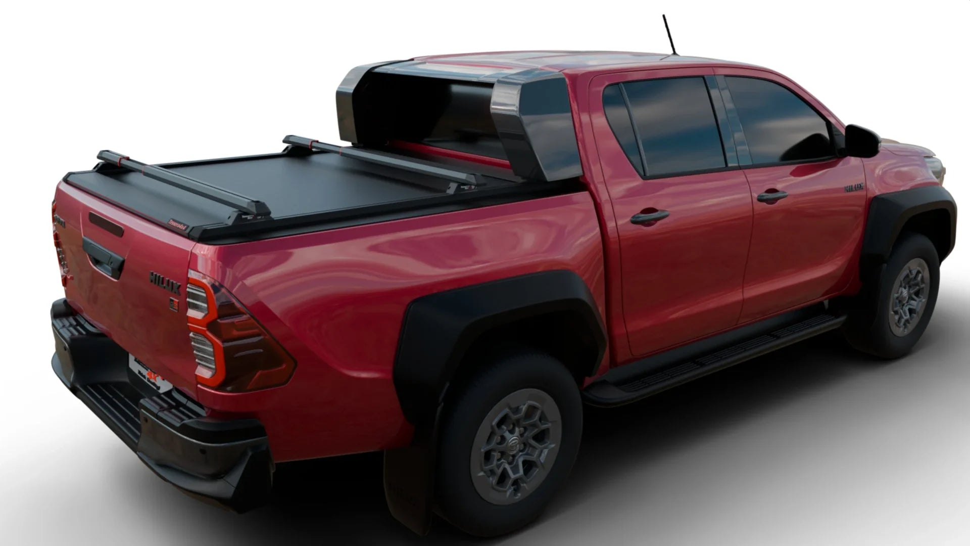 Laderaumabdeckung Tessera SE für Toyota Hilux Revo GR II 2025+ mit OEM Überrollbügel TESS 15162 SE black matt