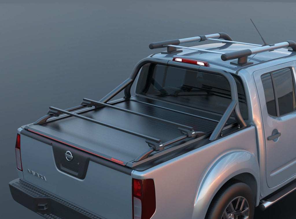 Laderaumabdeckung Tessera SE für Nissan Navara D40 D/C (SHORTBED 156cm) TESS 150 SE black matt