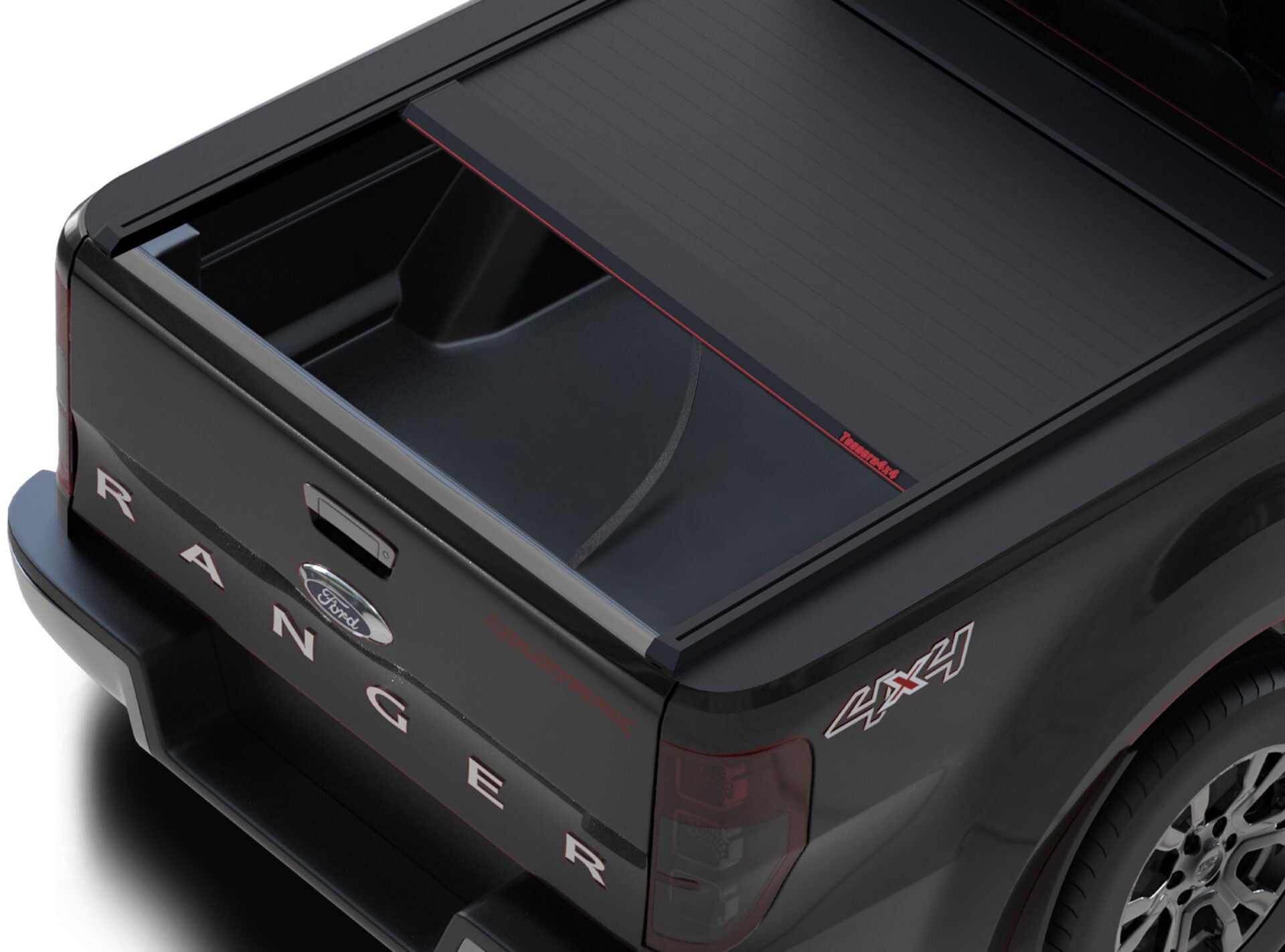 Laderaumabdeckung Tessera SE für Ford Ranger XL/XLT S/C ab 2012+ & 2016+ & 2020+ TESS 1507 SE black matt