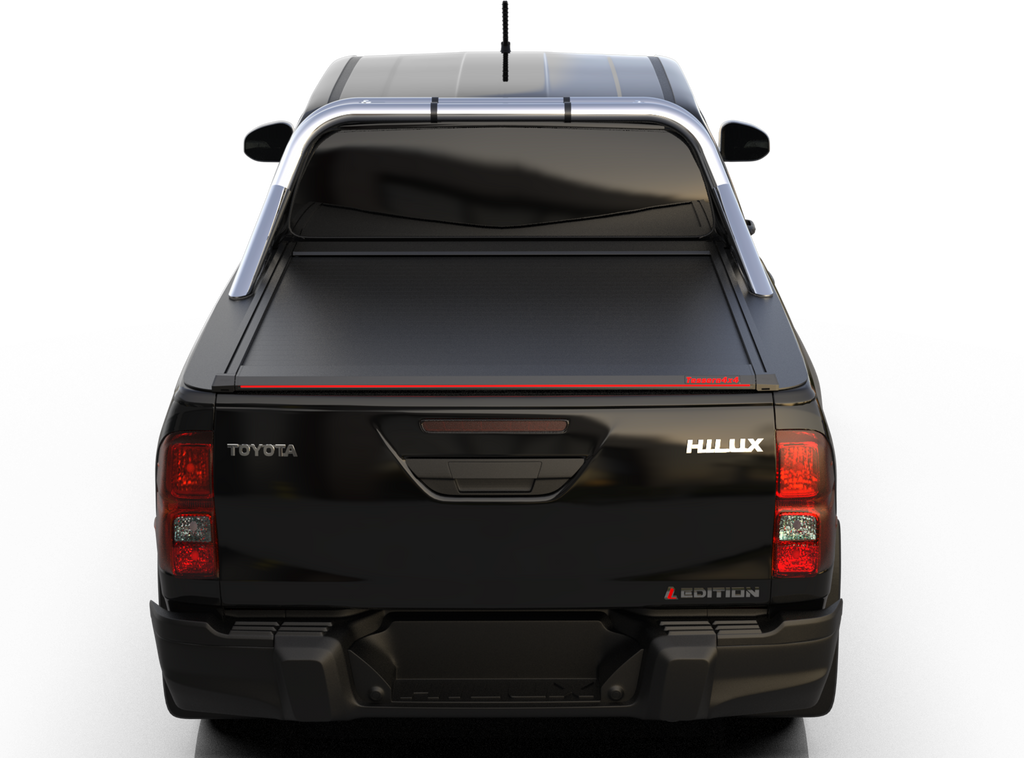 Tessera Roll+ Laderaumabdeckung "Basic" für Toyota Hilux Revo 2016+ S/C EXTRAKABINE TESS 1417 ROLL black matt