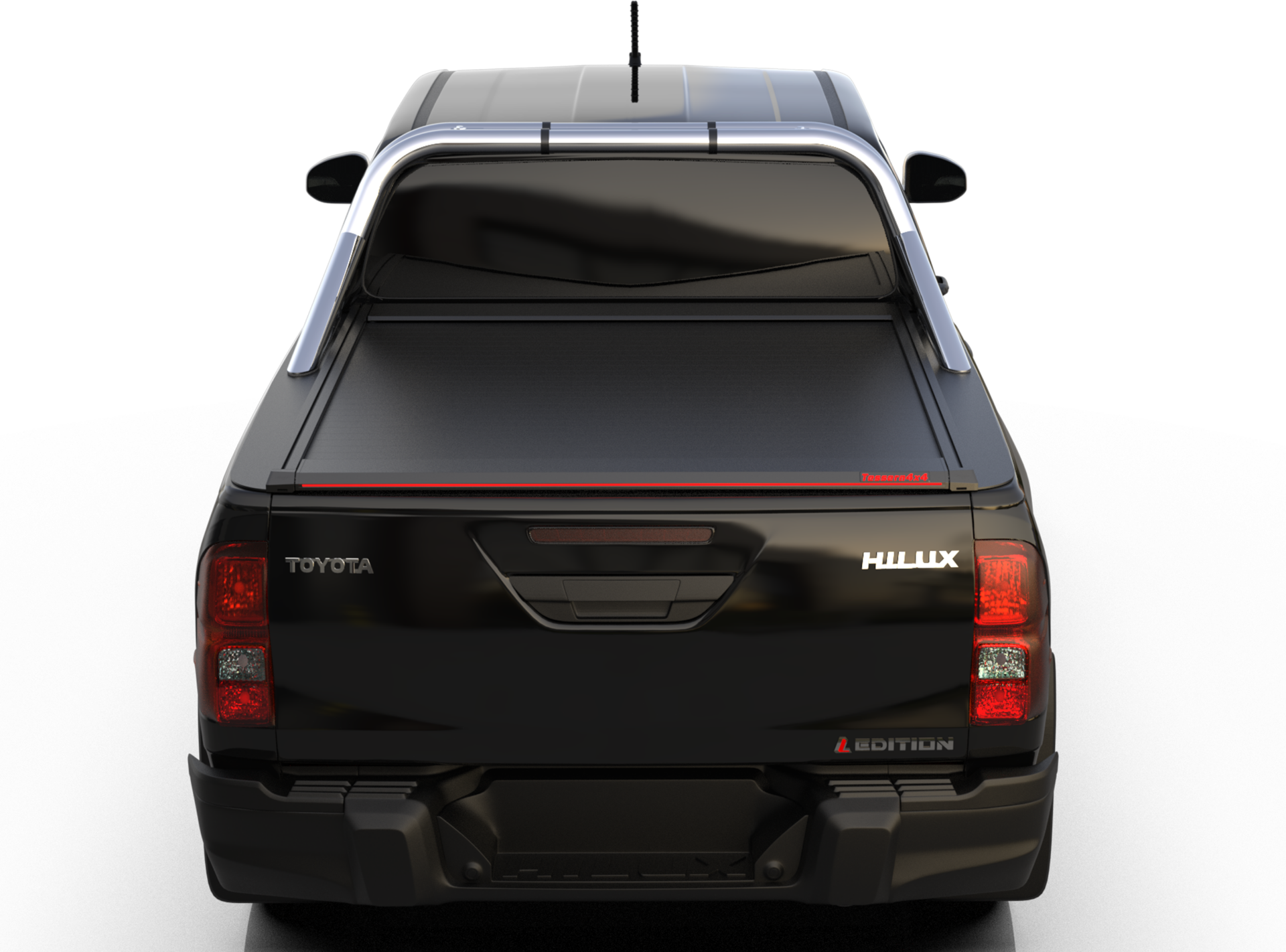 Tessera Roll+ Laderaumabdeckung "Basic" für Toyota Hilux Revo 2016+ S/C EXTRAKABINE TESS 1417 ROLL black matt