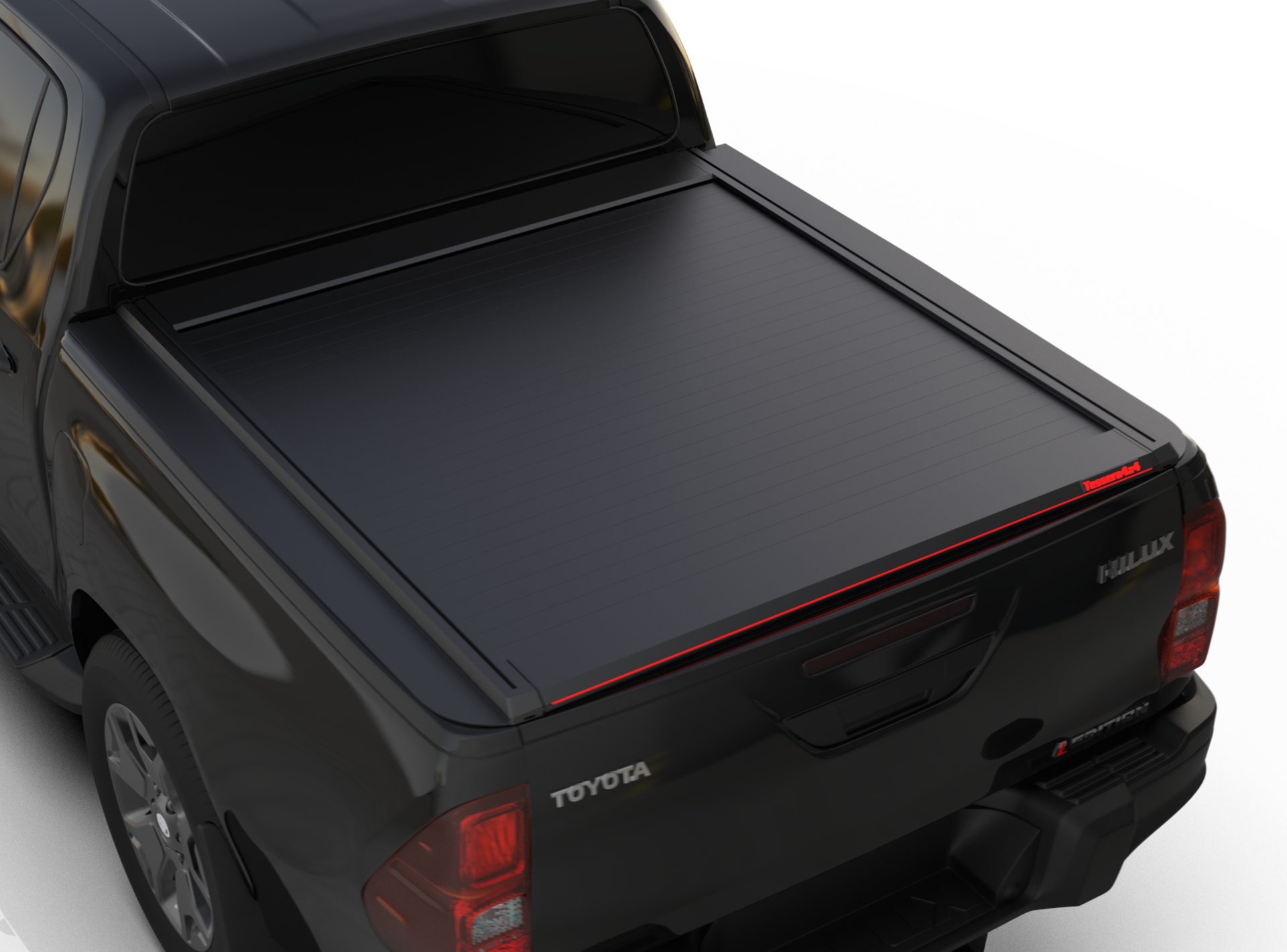 Tessera Roll+ Laderaumabdeckung "Basic" für Toyota Hilux Revo 2016+ S/C EXTRAKABINE TESS 1417 ROLL black matt