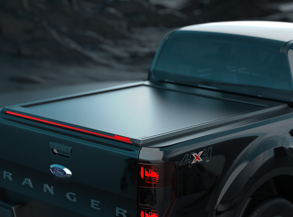 Tessera Roll+ Laderaumabdeckung "Basic" für FORD Ranger XL/XLT D/C ab 2012+ & 2016+ & 2020+ TESS 1406 ROLL black matt