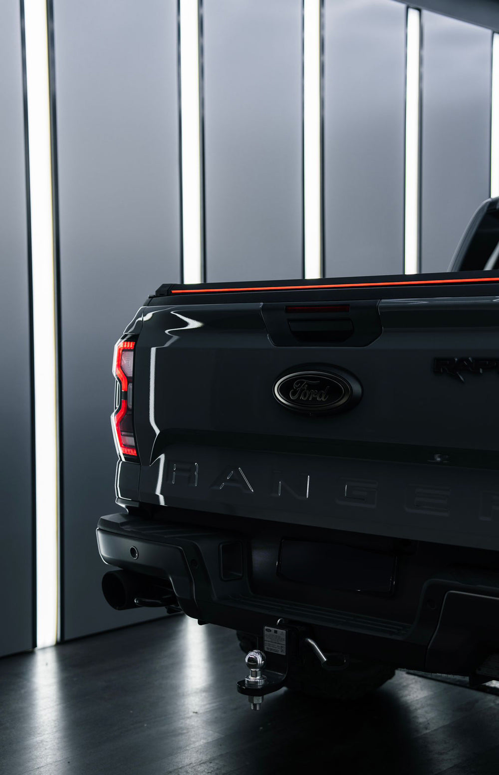 Tessera Roll+ Laderaumabdeckung "Basic" für FORD Ranger T6.2 (P703) 2023+ TESS 14060 ROLL black matt