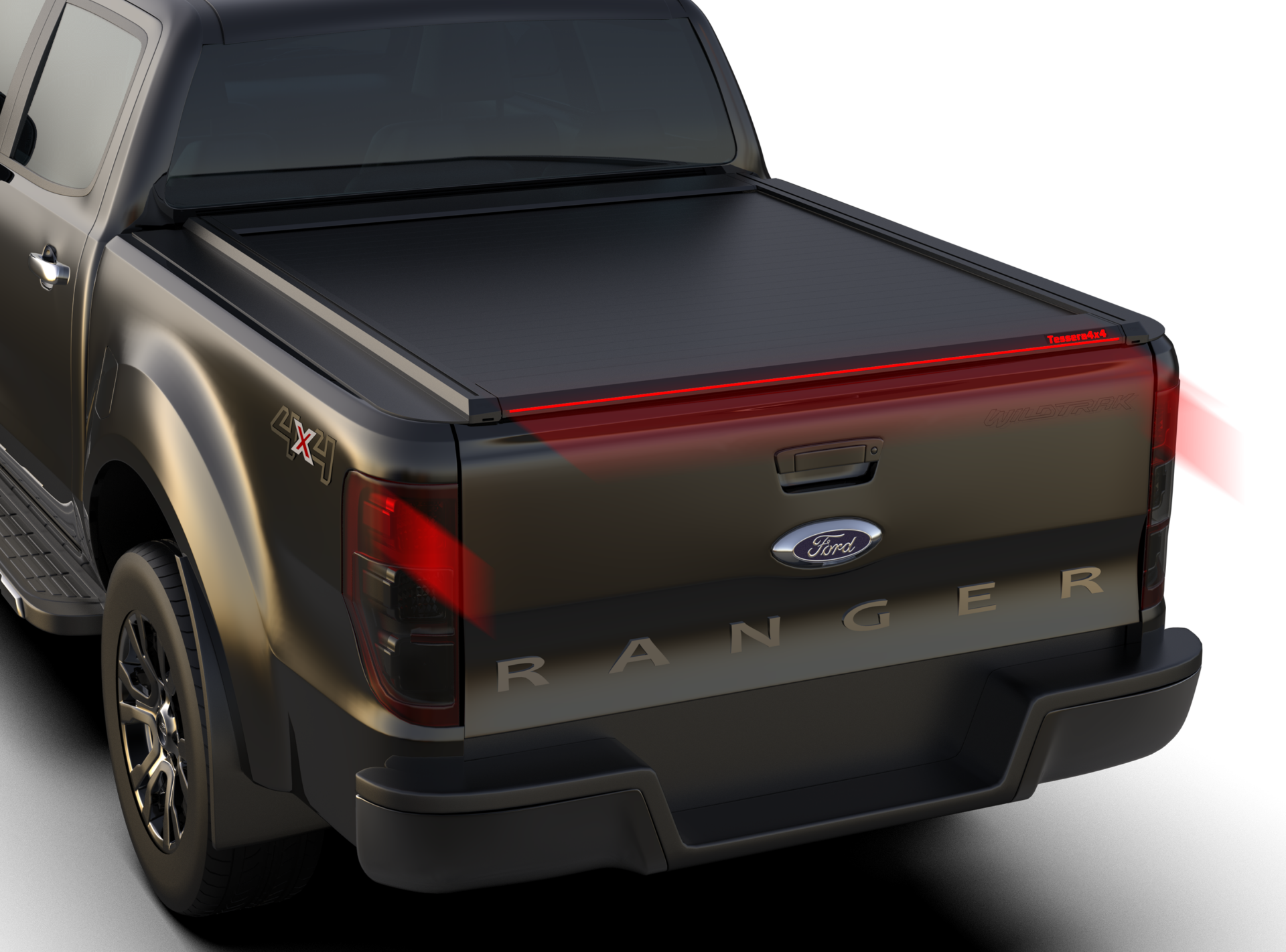Tessera Roll+ Laderaumabdeckung "Basic" für FORD Ranger XL/XLT D/C ab 2012+ & 2016+ & 2020+ TESS 1406 ROLL black matt