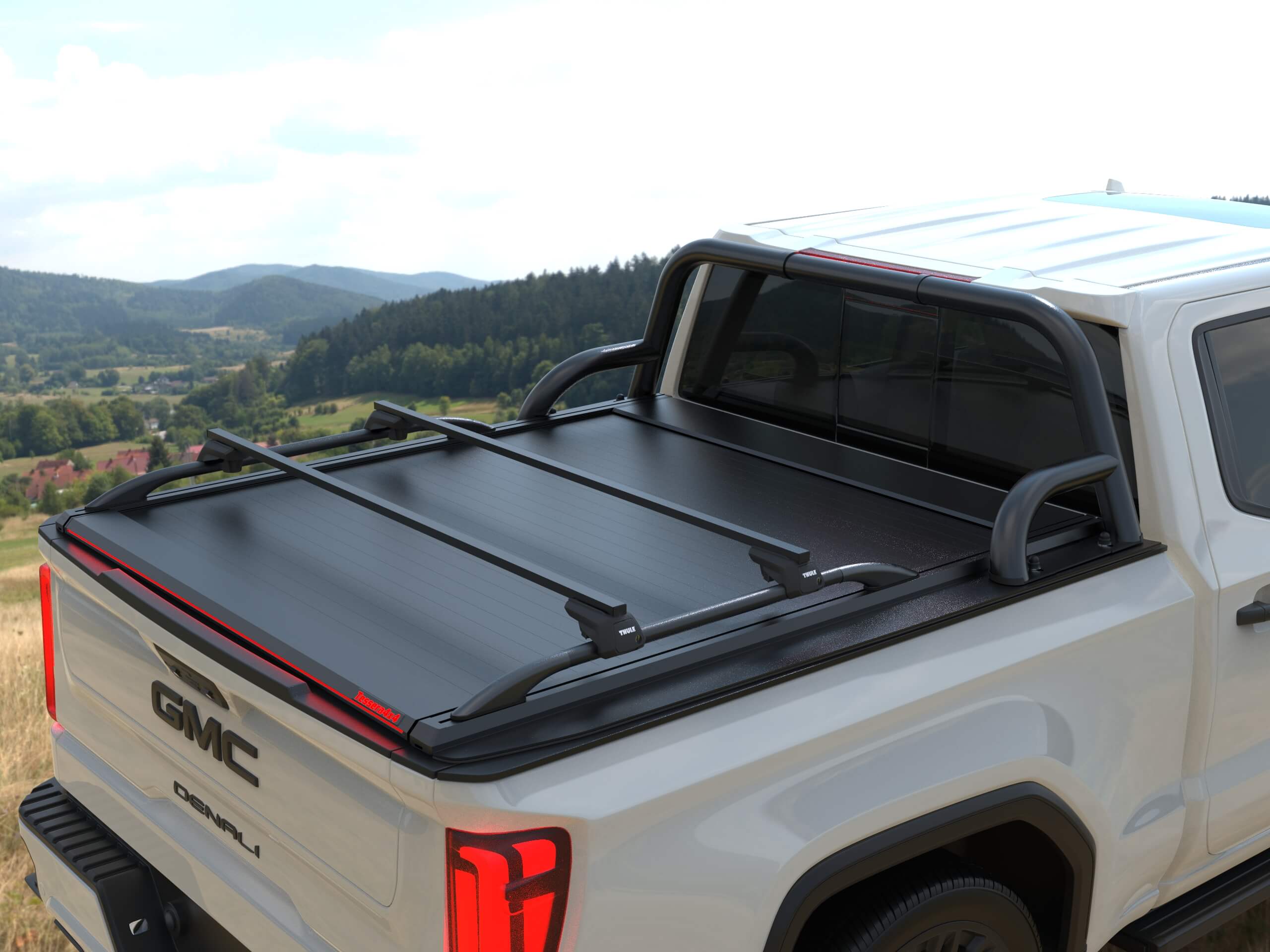 Tessera Roll+ Laderaumabdeckung "Basic" für GMC Sierra 1500 2019+ 5.8 feet TESS 1425 ROLL black matt