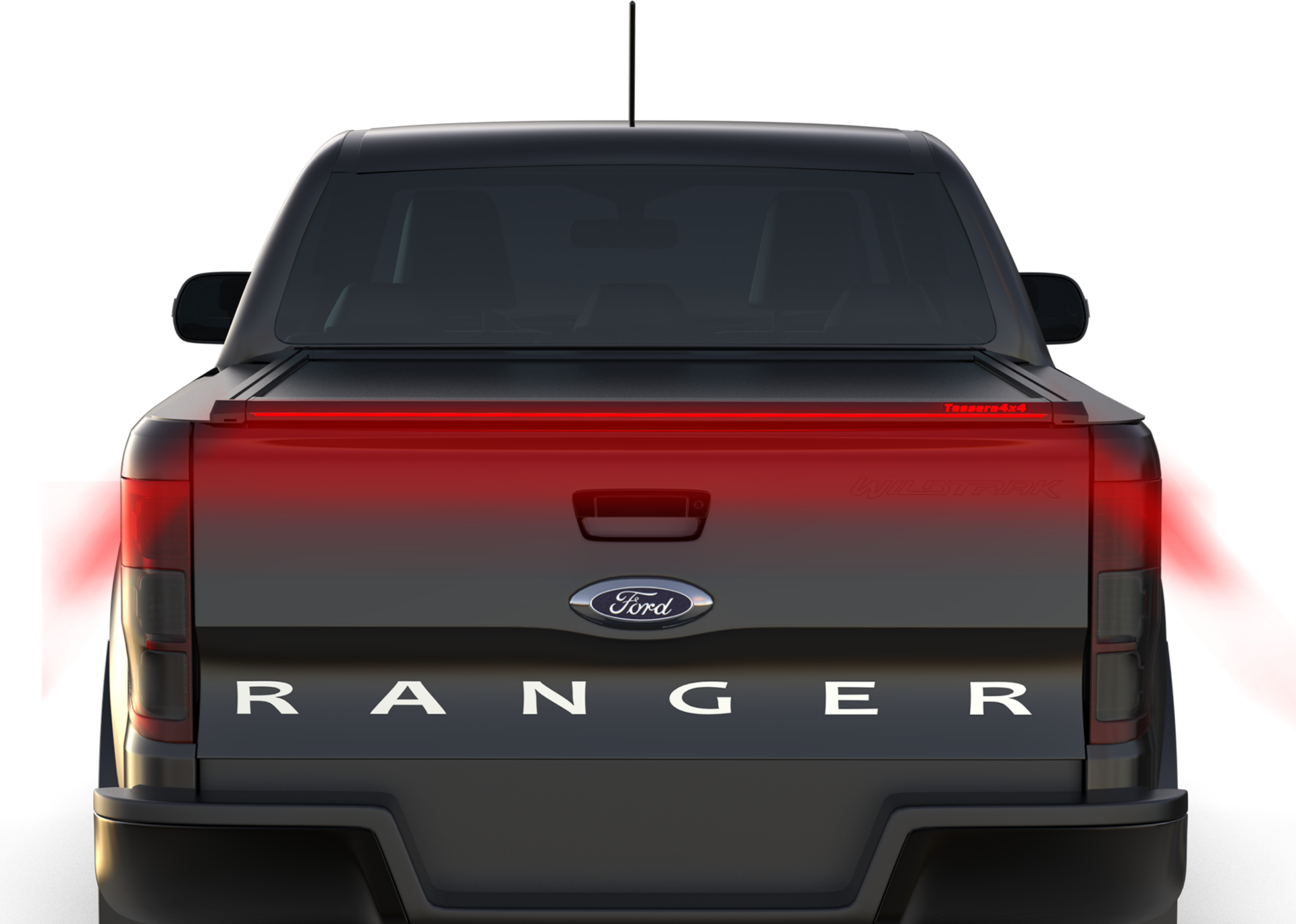 Tessera Roll+ Laderaumabdeckung "Basic" für FORD Ranger XL/XLT S/C ab 2012+ & 2016+ & 2020+ TESS 1407 ROLL black matt
