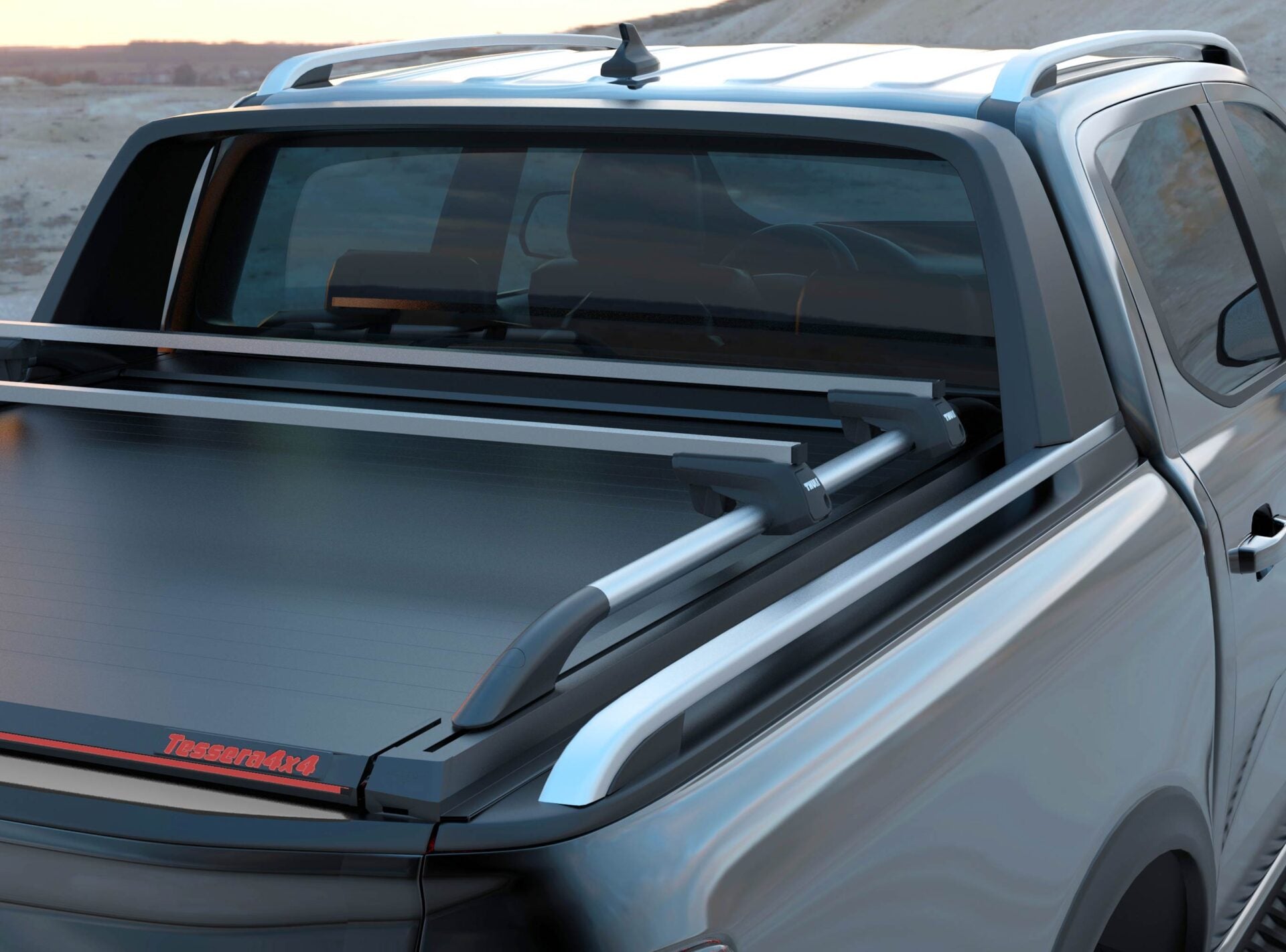 Laderaumabdeckung Tessera SE für Ford Ranger T6.2 (P703) 2023+ D/C TESS 15060 SE black matt