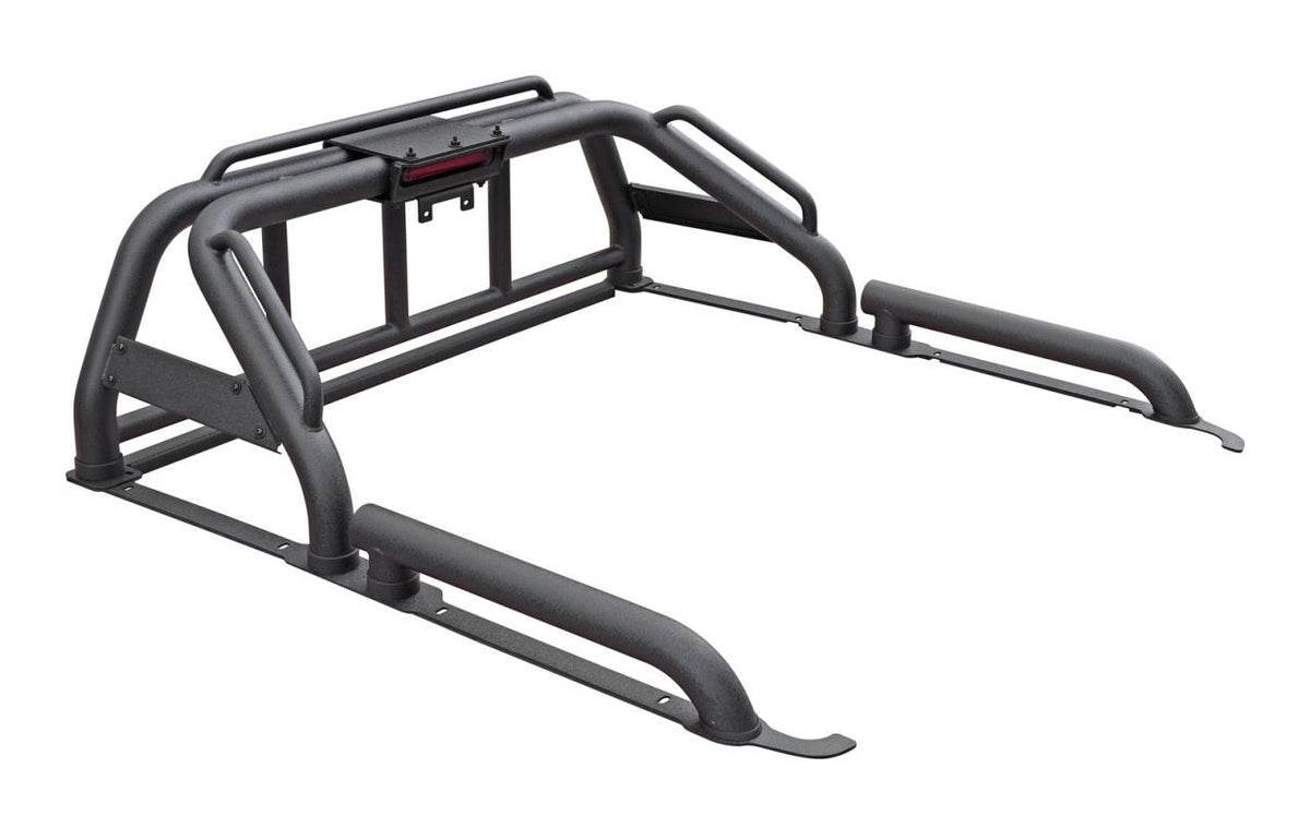 HSP Black Hunter Überrollbügel + Seilwindenmontageplatte passend für Toyota Hilux (2015-)