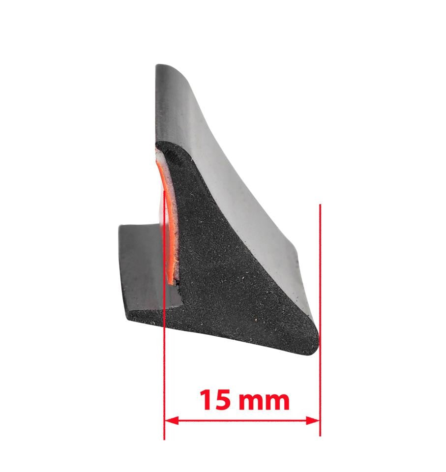 Kotflügelverbreiterung universell - 4 Stück - 15 mm breit - 200 cm lang