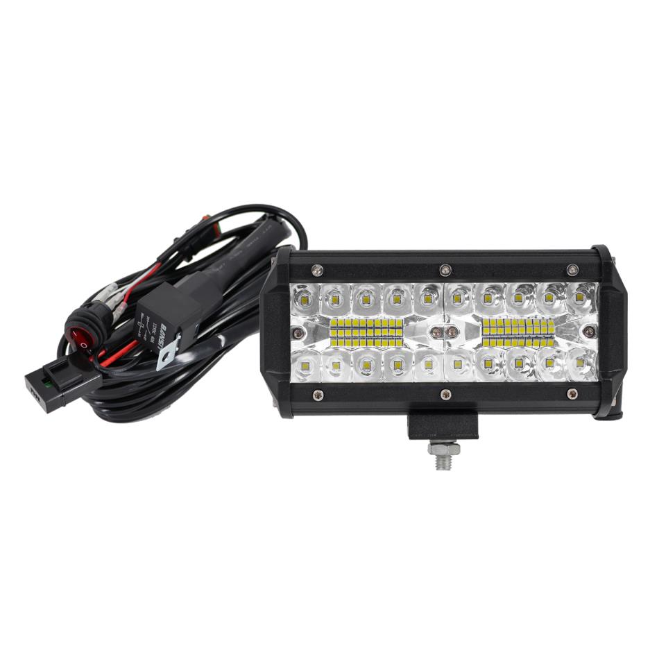 Euralight - 7" Reaper - LED Lightbar mit ECE R112 Prüfzeichen + Kabelbaum Anschluss einfach
