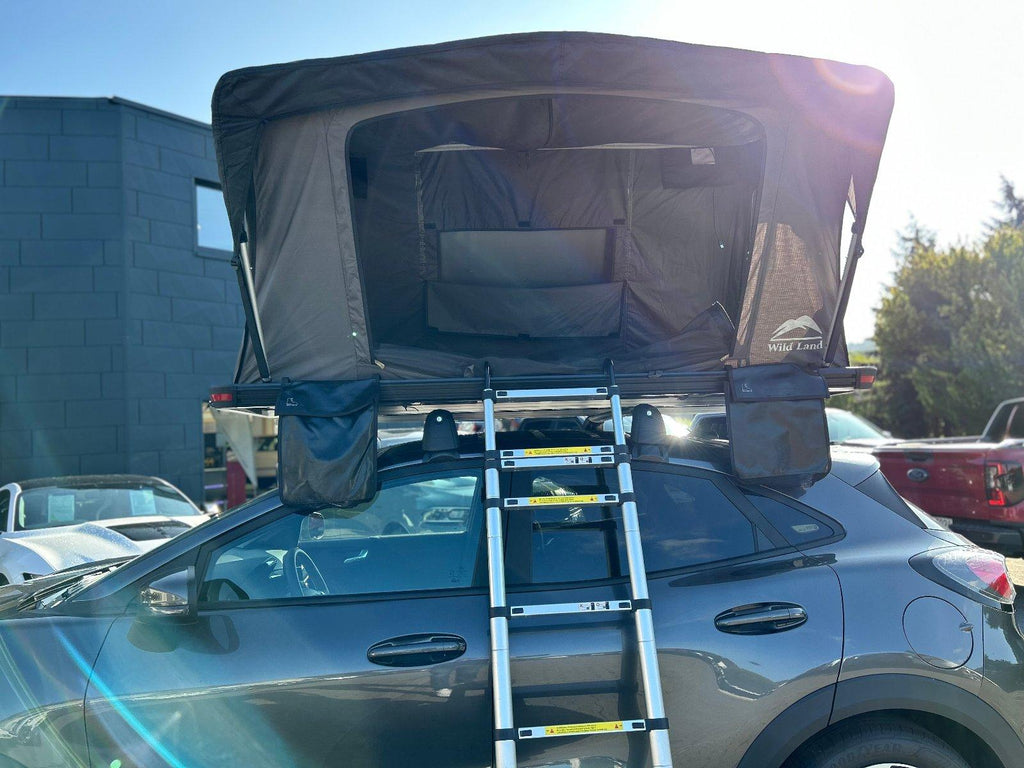 WildLand Desert Cruiser 120 Hardshell Rooftop Tent with Awning