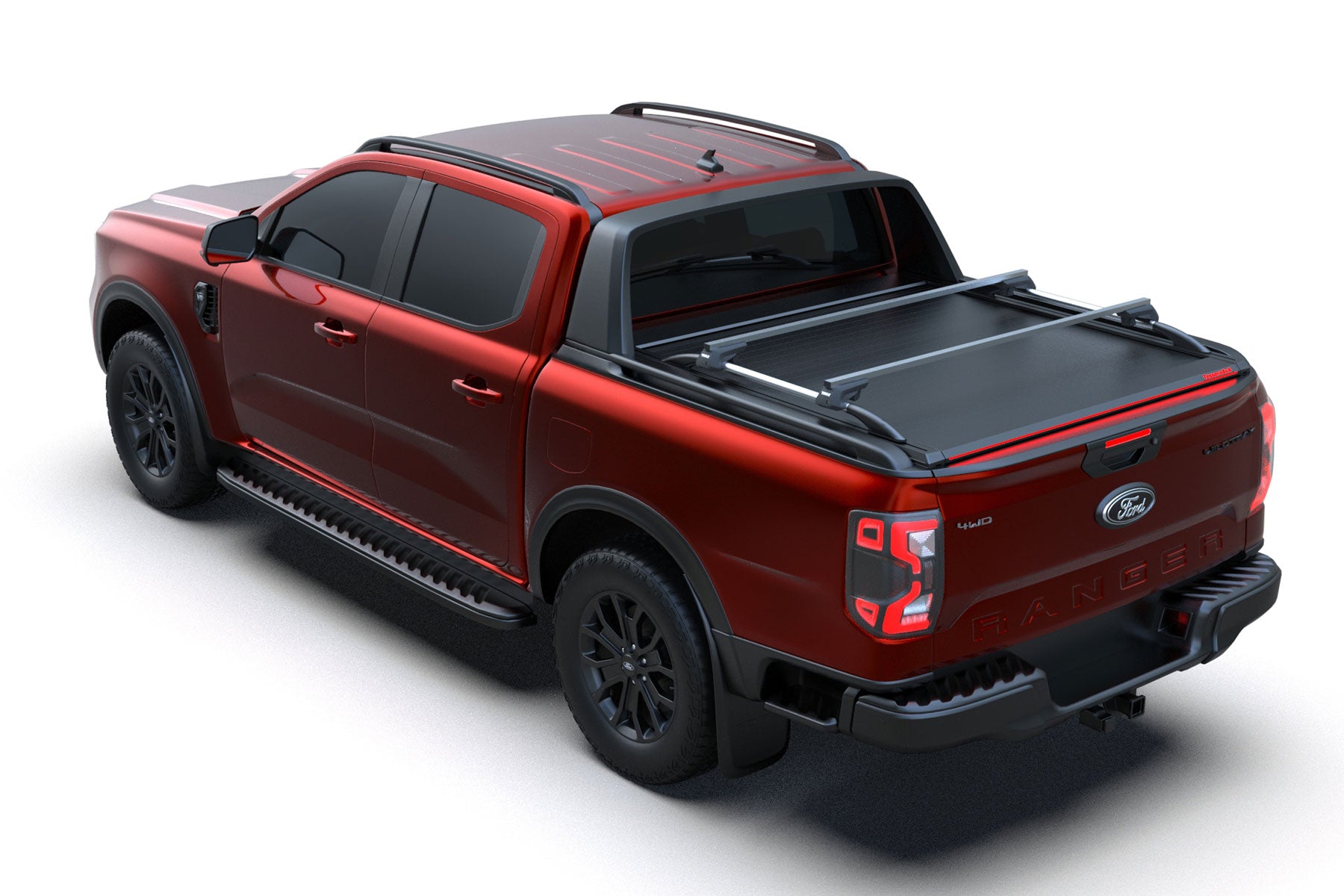 Tessera Roll+ Laderaumabdeckung "Basic" für FORD Ranger T6.2 P703 WILDTRAK / RAPTOR 2023+ D/C TESS 14080 ROLL black matt