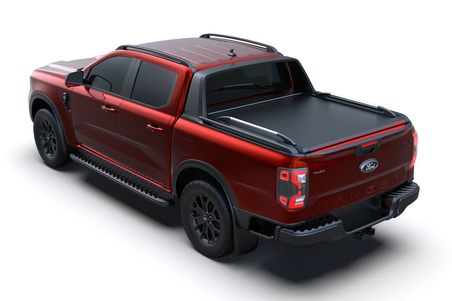 Tessera Roll+ Laderaumabdeckung "Basic" für FORD Ranger T6.2 P703 WILDTRAK / RAPTOR 2023+ D/C TESS 14080 ROLL black matt