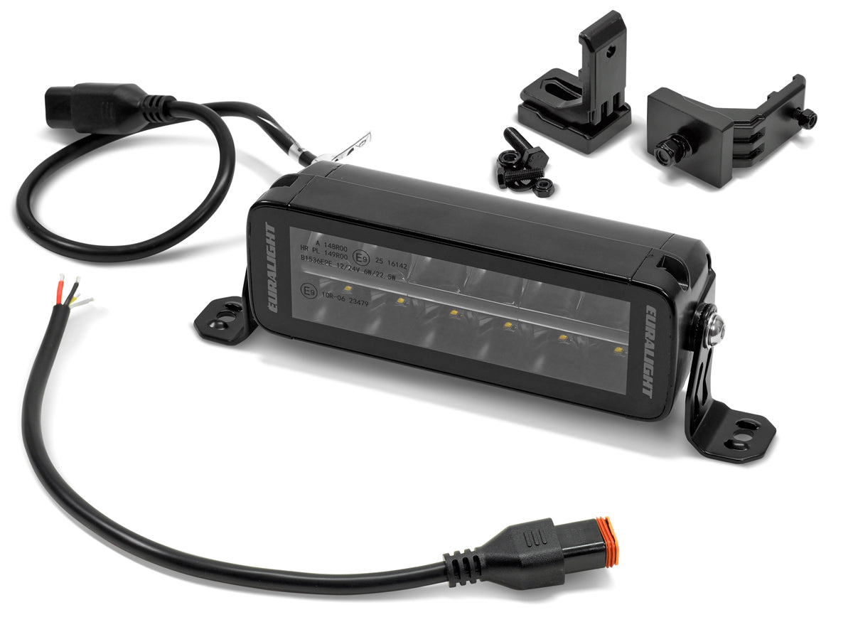 Euralight | 8" Black Penta 2.0 | LED Lightbar | ECE R148 & R149