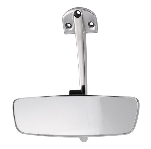 1x Innenspiegel 180 x 55 mm Metall poliert z.B. für Porsche 911, 912 und VW Käfer