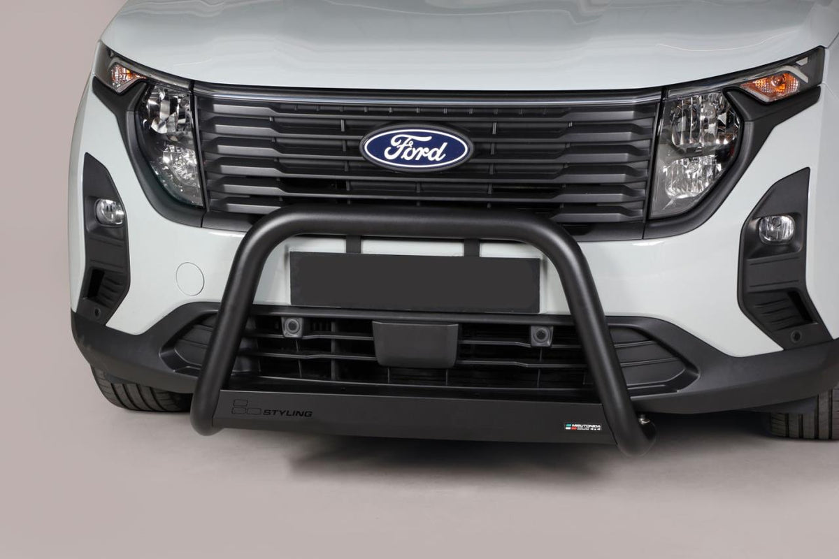 Schwarzer Frontschutzbügel Ø 63 mm passend für Ford Transit Courier / Tourneo Courier (2024-)