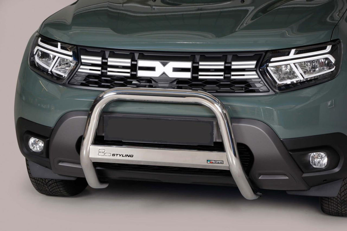 Edelstahl Frontschutzbügel Ø 63 mm passend für Dacia Duster (2021-2023)