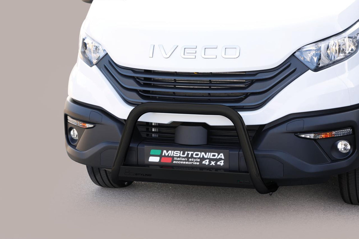 Schwarzer Frontschutzbügel Ø 63 mm passend für Iveco Daily (2024-)