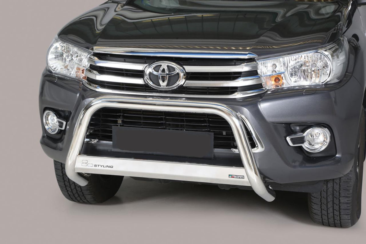 Edelstahl Frontschutzbügel Ø 63 mm passend für Toyota Hilux (2016-2020)