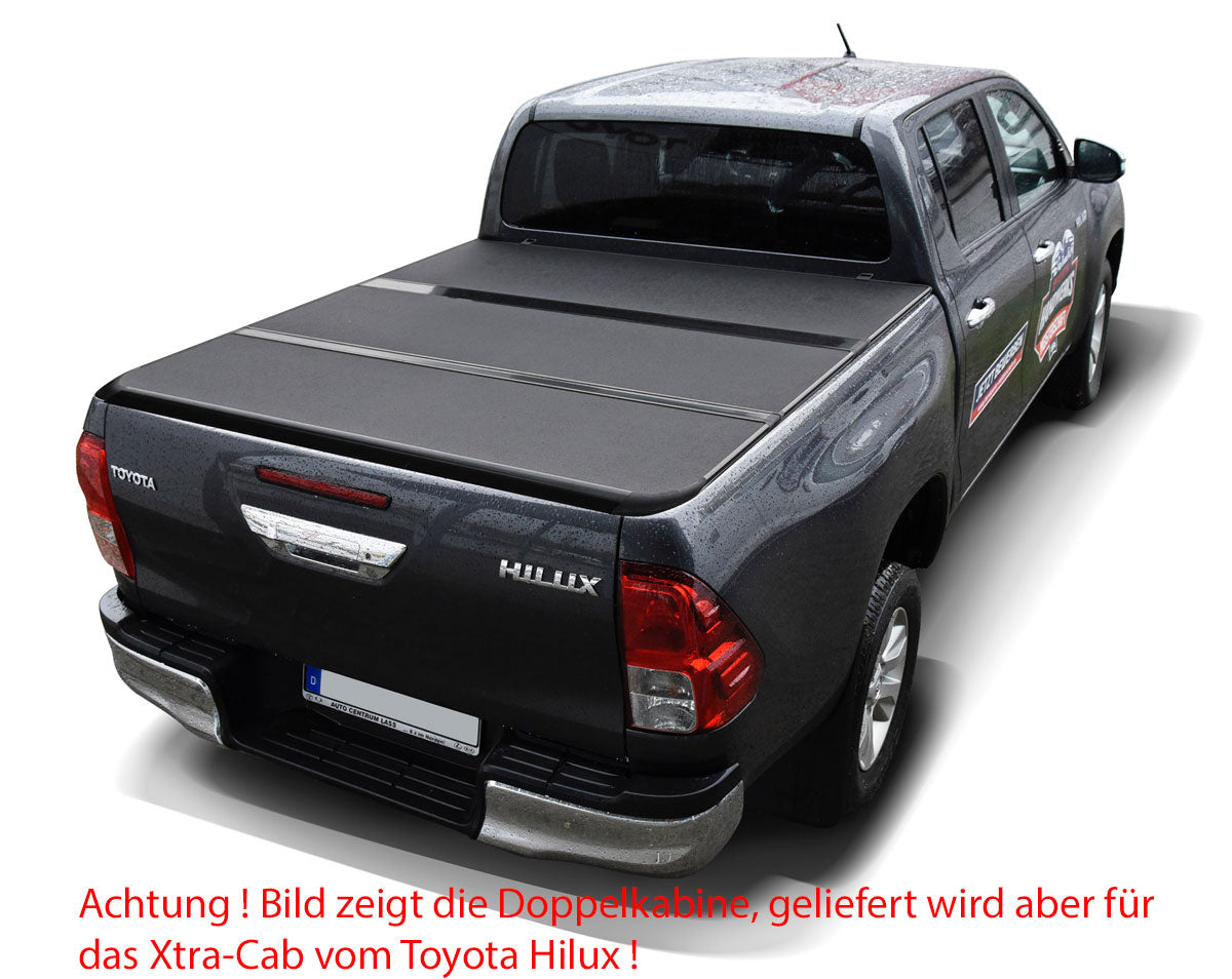 Laderaumabdeckung klappbar passend für Toyota Hilux (2015-) Xtra Kabine