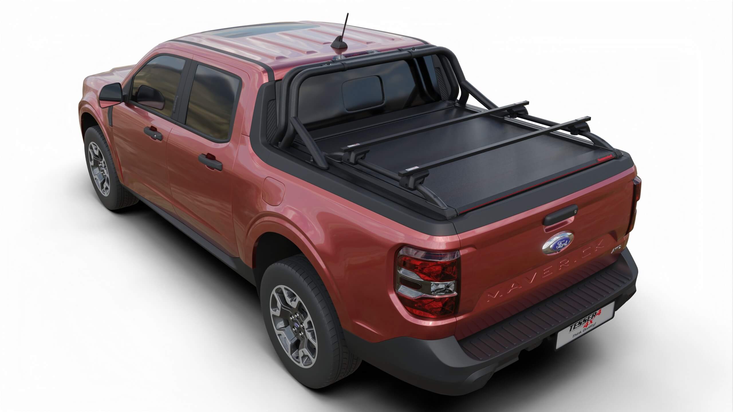 Laderaumabdeckung Tessera SE für Ford Maverick 2022+ SuperCrew TESS 1539 SE black matt
