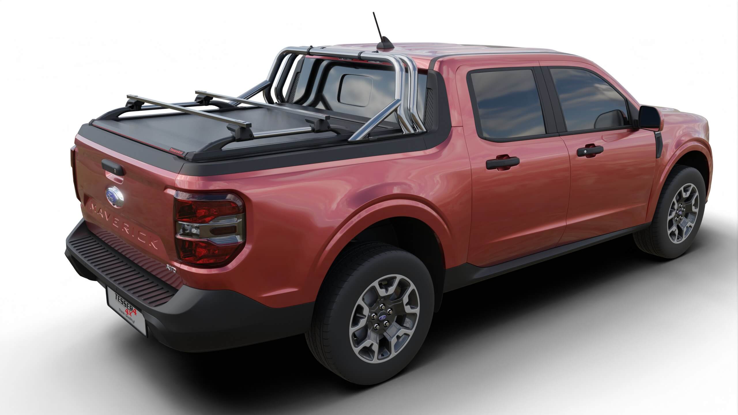Laderaumabdeckung Tessera SE für Ford Maverick 2022+ SuperCrew TESS 1539 SE black matt