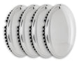 Edelstahl Moon Caps - 4 Stück - 16 Zoll - passend für PKW, Oldtimer & Youngtimer