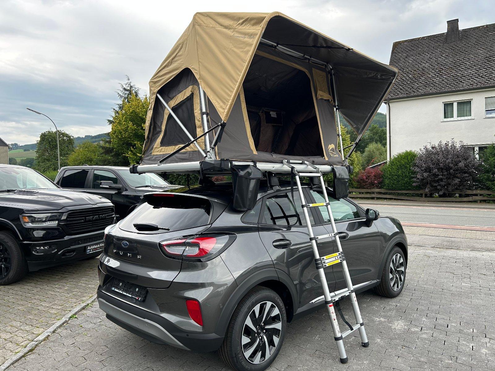 Dachzelt WildLand Normandy Sky Auto 140 mit Vorzelt