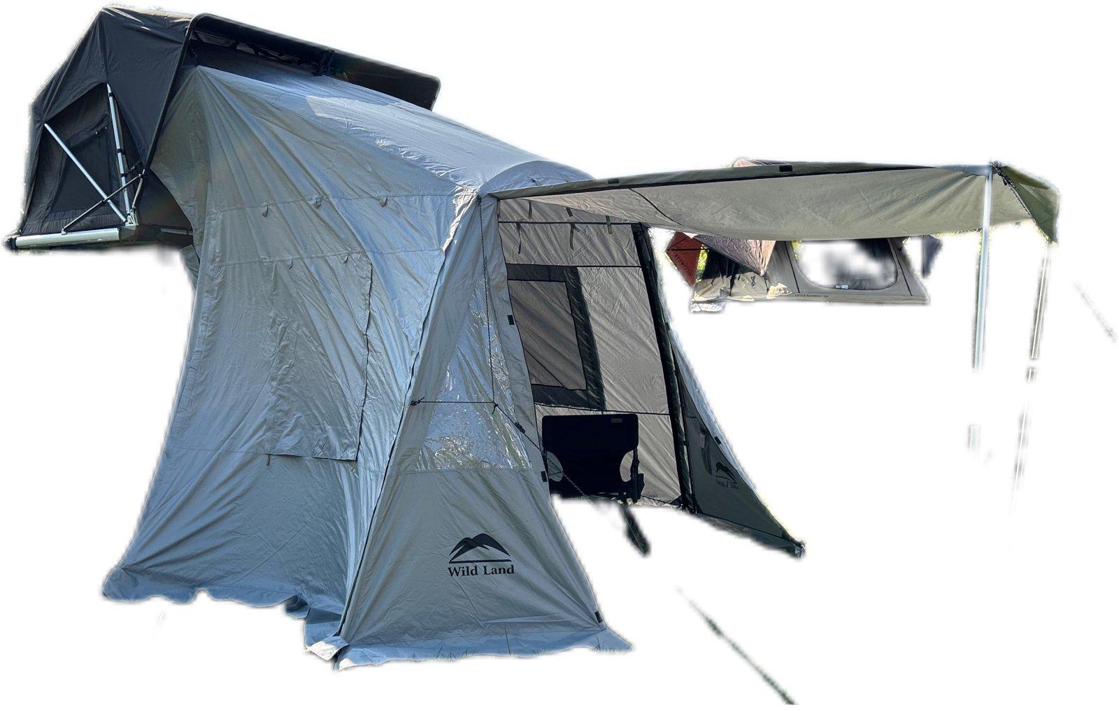 WildLand Desert Cruiser 120 Hardshell Rooftop Tent with Awning