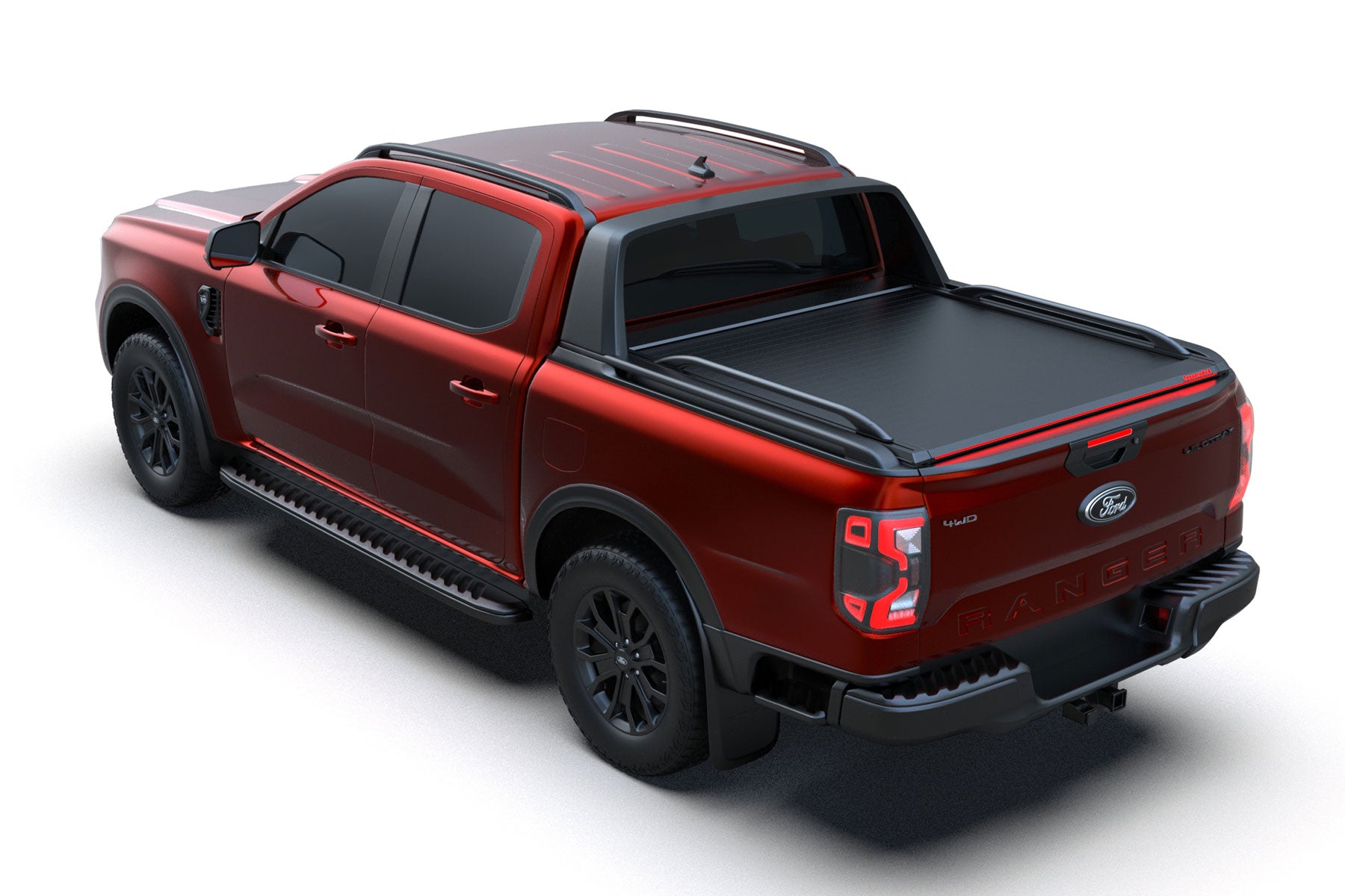 Tessera Roll+ Laderaumabdeckung "Basic" für FORD Ranger T6.2 P703 WILDTRAK / RAPTOR 2023+ D/C TESS 14080 ROLL black matt
