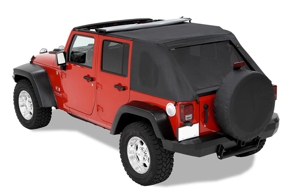 TrekTop Verdeck schwarz passend für Jeep Wrangler JK (2007-2018) 4-Türer