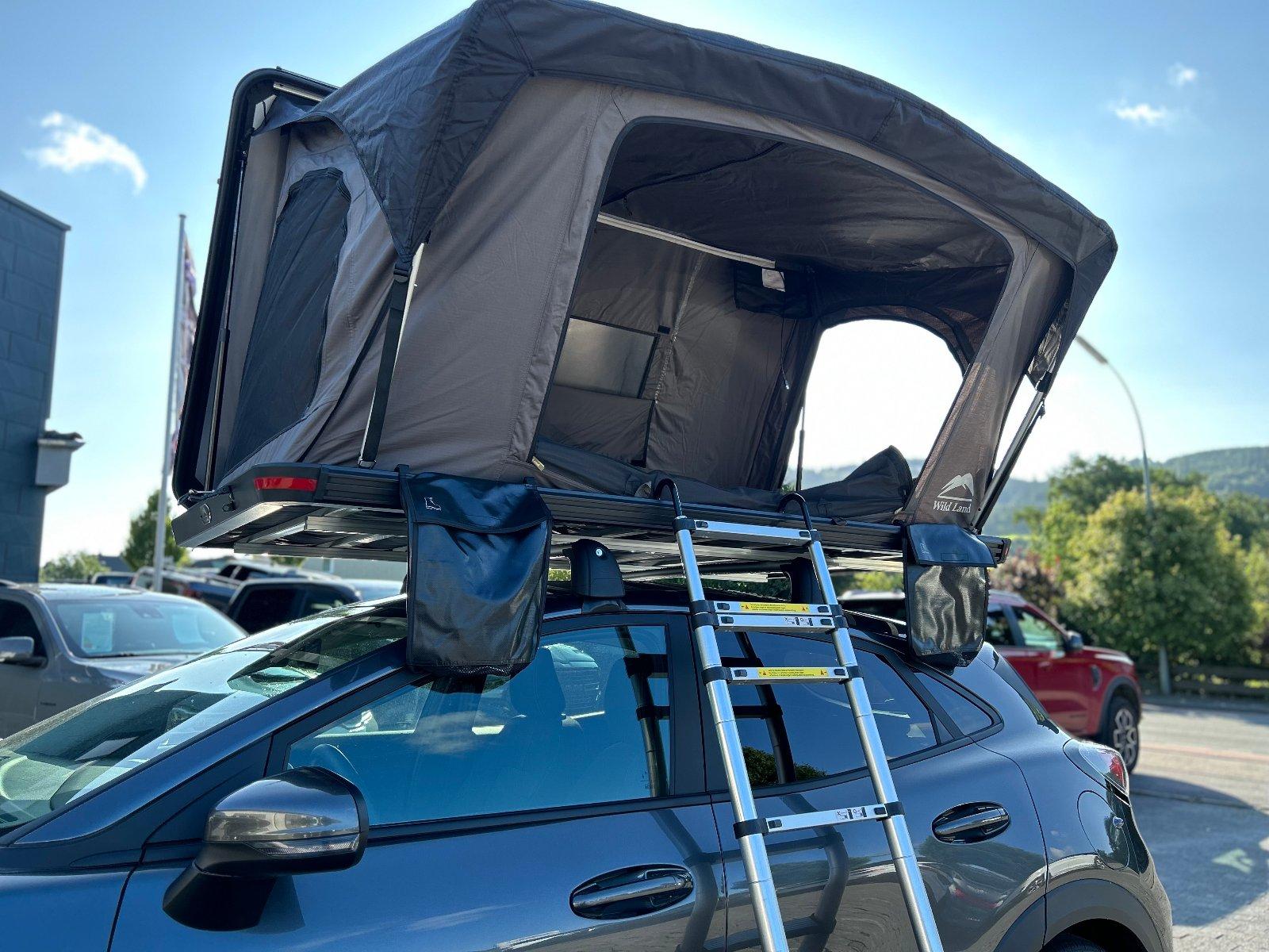 WildLand Desert Cruiser 120 Hardshell Rooftop Tent with Awning