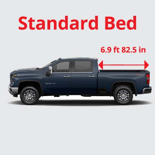 Tessera Roll+ Laderaumabdeckung "Basic" für Chevrolet Silverado 2500 / 3500 HD 2015-2019 6.6 feet TESS 1448 ROLL black matt