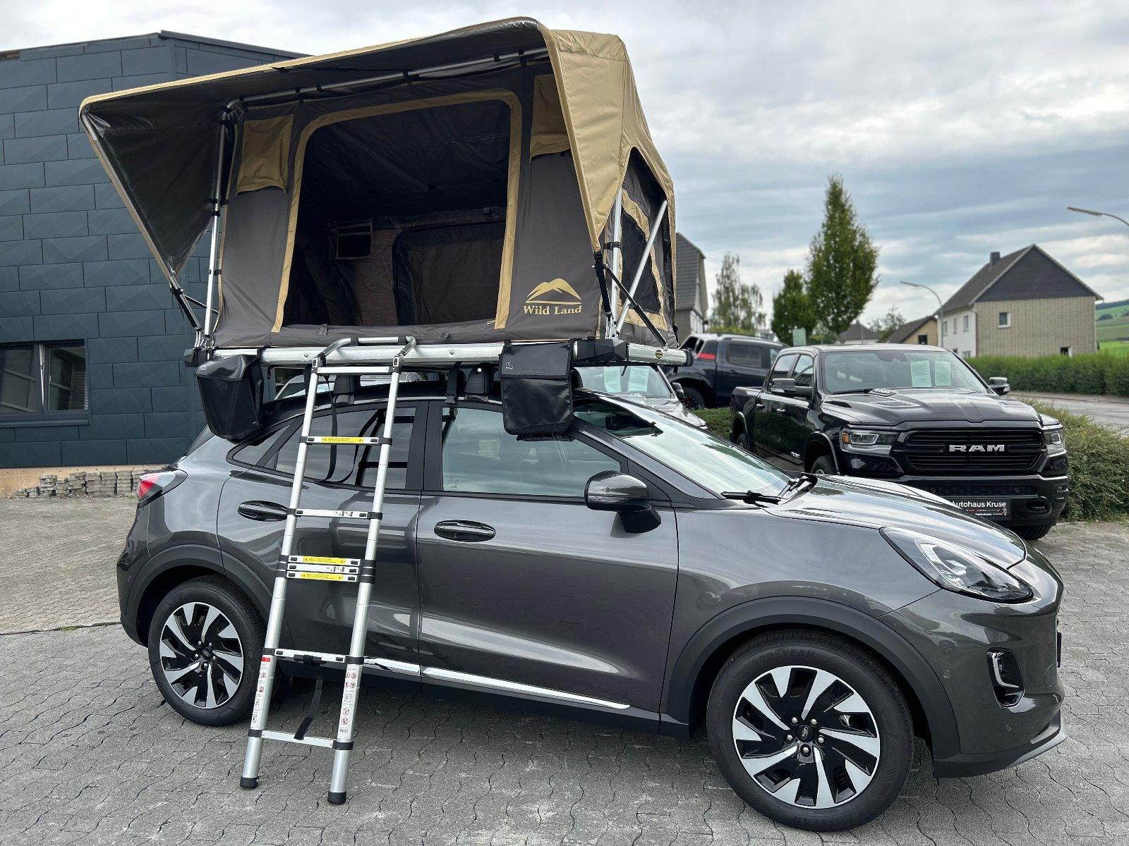 Dachzelt WildLand Normandy Sky Auto 140 mit Vorzelt