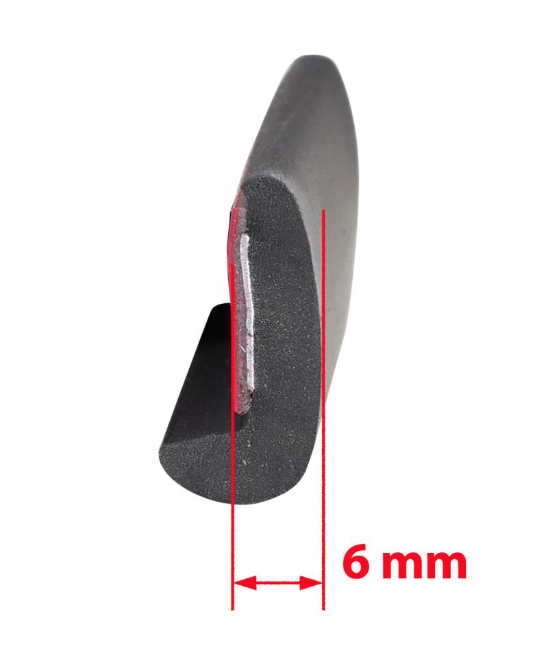 Kotflügelverbreiterung universell - 1 Stück - 6 mm breit - 200 cm lang