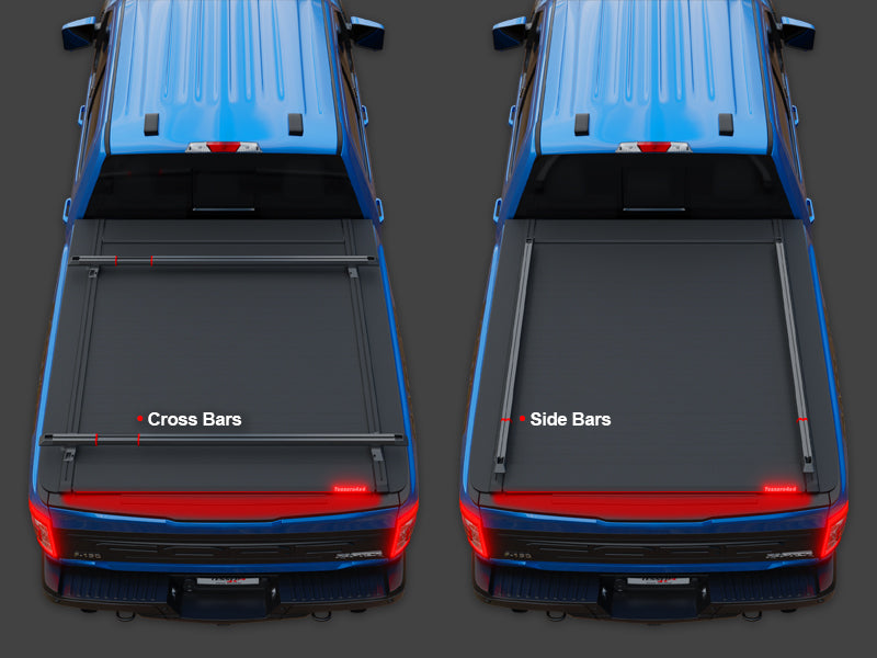 Tessera Bar+ 2in1 Dachträger Reling BAR001SH für Toyota Hilux GR 2025+ & Dodge mit Rambox & GMC Hummer EV 2025+ & KGM Musso EV 2025+