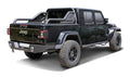 Black Rock Stahlheckstoßstange mit Öffnungen für PDC-Sensoren passend für Jeep Gladiator JT (2019-)