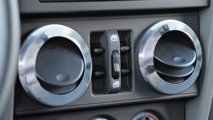 Lüftungsdüsen Cover (2x) passend für Jeep Wrangler JK (2007-2010)