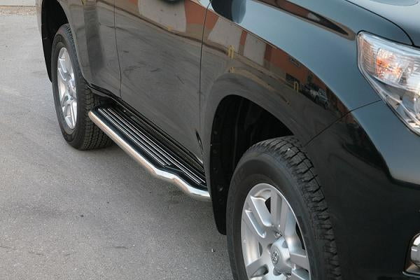 Polished side rail