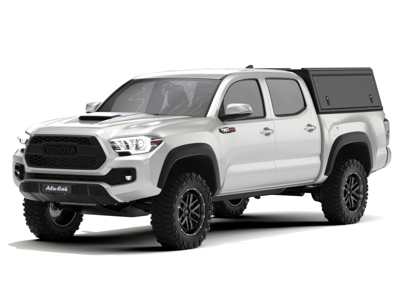 Alu-Cab Hardtop "Guard" für Toyota Tacoma 2016-2023 Shortbed schwarz/glatt