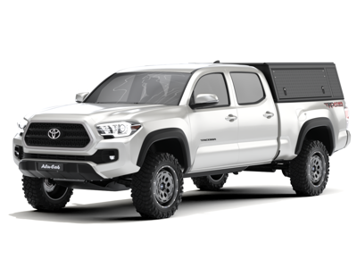 Alu-Cab Hardtop "Guard" für Toyota Tacoma 2016-2023 Longbed schwarz/geriffelt